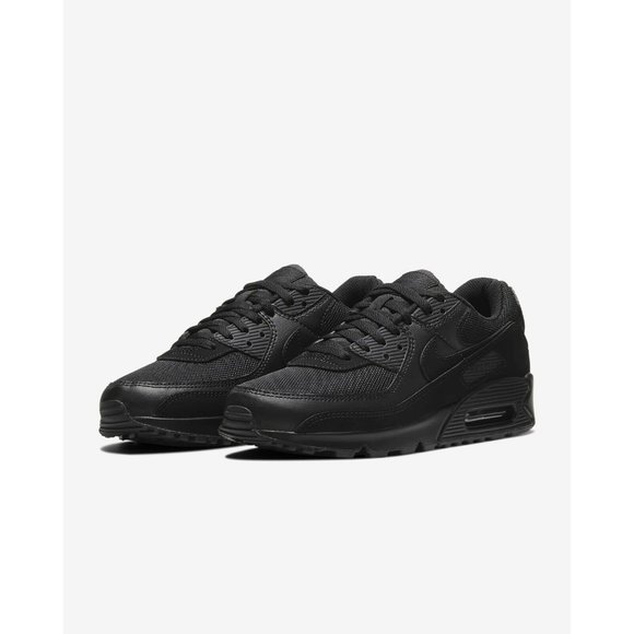 NIKE AIR MAX 90 RECRAFT TRIPLE BLACK MEN\'S SIZE 14 NEW With BOX main image 4